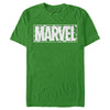 Men's Marvel St. Patrick's Day Shamrock Marvel Logo  Adult T-Shirt