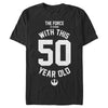 Men's Star Wars Force Is Strong With This 50 Year Old Rebel Logo  Adult T-Shirt