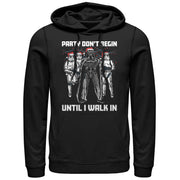 Men's Star Wars Christmas Dark Side Party  Adult Pull Over Hoodie