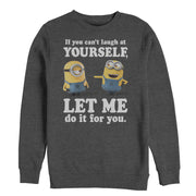 Men's Despicable Me Minion Laugh At You  Adult Sweatshirt