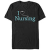 Men's CHIN UP I Love Nursing Stethoscope  Adult T-Shirt