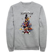 Men's Kingdom Hearts Coded Box Art  Adult Sweatshirt