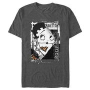 Men's Betty Boop Leopard Poster  Adult T-Shirt