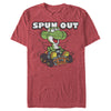 Men's Nintendo Mario Kart Yoshi Spun Out  Adult T-Shirt