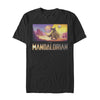 Men's Star Wars: The Mandalorian Dreamscape Journey  Adult T-Shirt