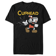 Men's Cuphead Gotcha Logo  Adult T-Shirt