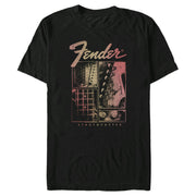 Men's Fender Sunburst Stratocaster  Adult T-Shirt