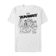 Men's Marvel Runaways Sleek Team  Adult T-Shirt