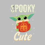 Men's Star Wars: The Mandalorian Halloween Grogu Spooky Cute Pumpkin  Adult T-Shirt