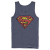 Men's Superman Logo Collage  Adult Tank Top