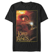 Men's The Lord of the Rings Fellowship of the Ring Gandalf and the Balrog  Adult T-Shirt