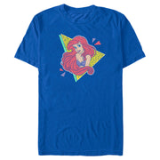 Men's The Little Mermaid Retro Ariel  Adult T-Shirt