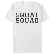 Women's CHIN UP Squat Squad  Adult Boyfriend Tee