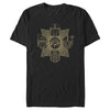 Men's Star Wars: The Mandalorian Grogu Helmets Outline  Adult T-Shirt