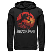 Men's Jurassic Park Skeleton Desert Logo  Adult Pull Over Hoodie