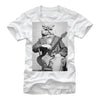 Men's Lost Gods Electric Guitar Kitty  Adult T-Shirt