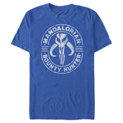 Men's Star Wars: The Mandalorian Seek & Destroy Stamp  Adult T-Shirt