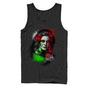 Men's Aztlan Sugar Skull Por Vida  Adult Tank Top