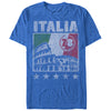 Men's Lost Gods Italy Flag Colosseum  Adult T-Shirt