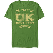 Men's Monsters Inc Property of Oozma Kappa Fraternity  Adult T-Shirt