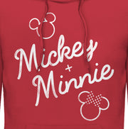 Men's Mickey & Friends Retro Signatures  Adult Pull Over Hoodie