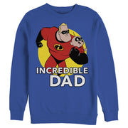 Men's The Incredibles 2 Jack-Jack and Mr. Incredible Best Dad  Adult Sweatshirt