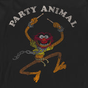 Men's The Muppets Animal Party  Adult Long Sleeve Shirt