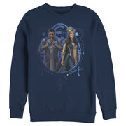 Men's Marvel Eternals Phastos and Ajak Duo  Adult Sweatshirt