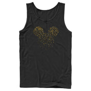 Men's Mickey & Friends Confetti Mickey Mouse Logo  Adult Tank Top