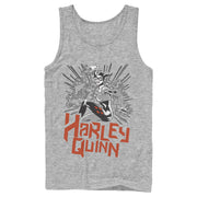 Men's Batman Harley Quinn Retro Explosion  Adult Tank Top