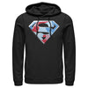 Men's Superman Logo Geometric  Adult Pull Over Hoodie