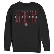 Men's Marvel Avengers: Endgame Tall Text  Adult Sweatshirt