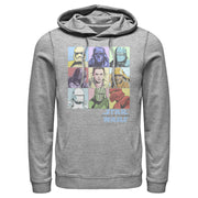 Men's Star Wars: The Rise of Skywalker Pastel Character Box  Adult Pull Over Hoodie