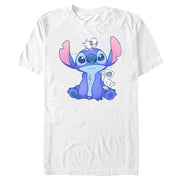 Men's Lilo & Stitch Hanging with Ducks  Adult T-Shirt