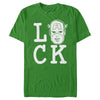 Men's Marvel St. Patrick's Day Captain America Luck  Adult T-Shirt