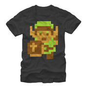 Men's Nintendo Legend of Zelda Pixel Link  Adult T-Shirt