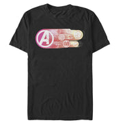 Men's Marvel Avengers: Endgame Logo Swipe Button  Adult T-Shirt