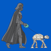 Men's Star Wars Darth Vader AT-AT Walking the Dog  Adult T-Shirt