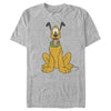 Men's Mickey & Friends Pluto Perked Dog Ears  Adult T-Shirt