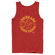 Men's Game of Thrones I Drink and I Know Things College Logo  Adult Tank Top