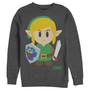 Men's Nintendo Legend of Zelda Link's Awakening Avatar  Adult Sweatshirt