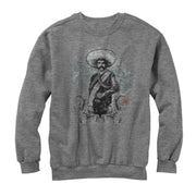 Men's Aztlan Zapata Quote  Adult Sweatshirt