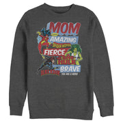 Men's Marvel Retro Heroic Mom  Adult Sweatshirt