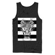 Men's Lost Gods Tiger Stripes  Adult Tank Top