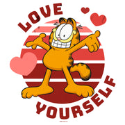 Men's Garfield Love Yourself  Adult T-Shirt