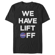 Men's NASA Bold Lift Off  Adult T-Shirt