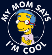 Men's The Simpsons Millhouse My Mom Says I'm Cool  Adult Long Sleeve Shirt