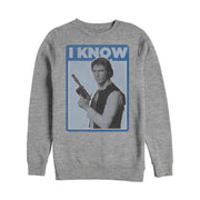 Men's Star Wars Han Solo Quote I Know  Adult Sweatshirt