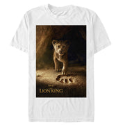 Men's Lion King Simba Paw Movie Poster  Adult T-Shirt