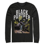 Men's Marvel Black Panther Army  Adult Long Sleeve Shirt